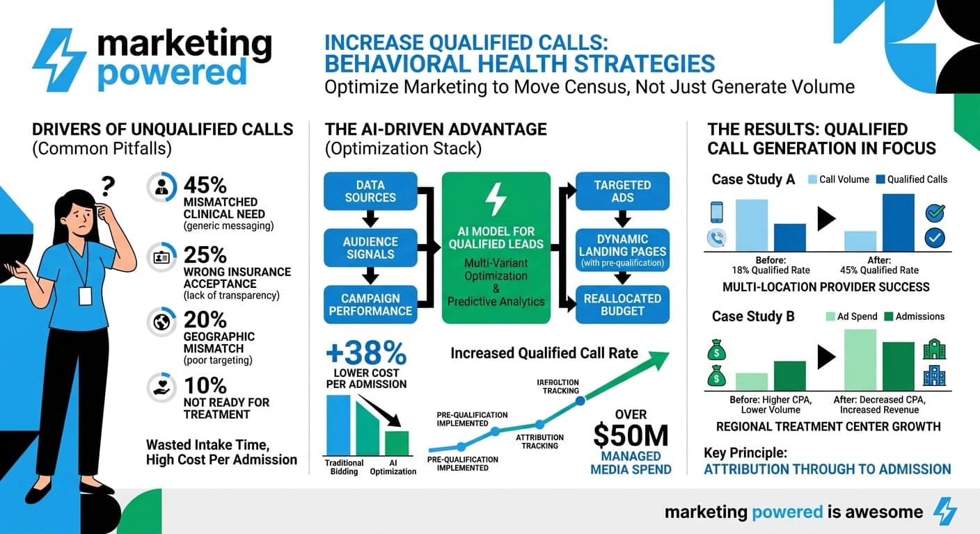 Increase qualified calls with behavioral health strategies: the drivers of unqualified calls, the AI-driven advantage, and qualified call generation results
