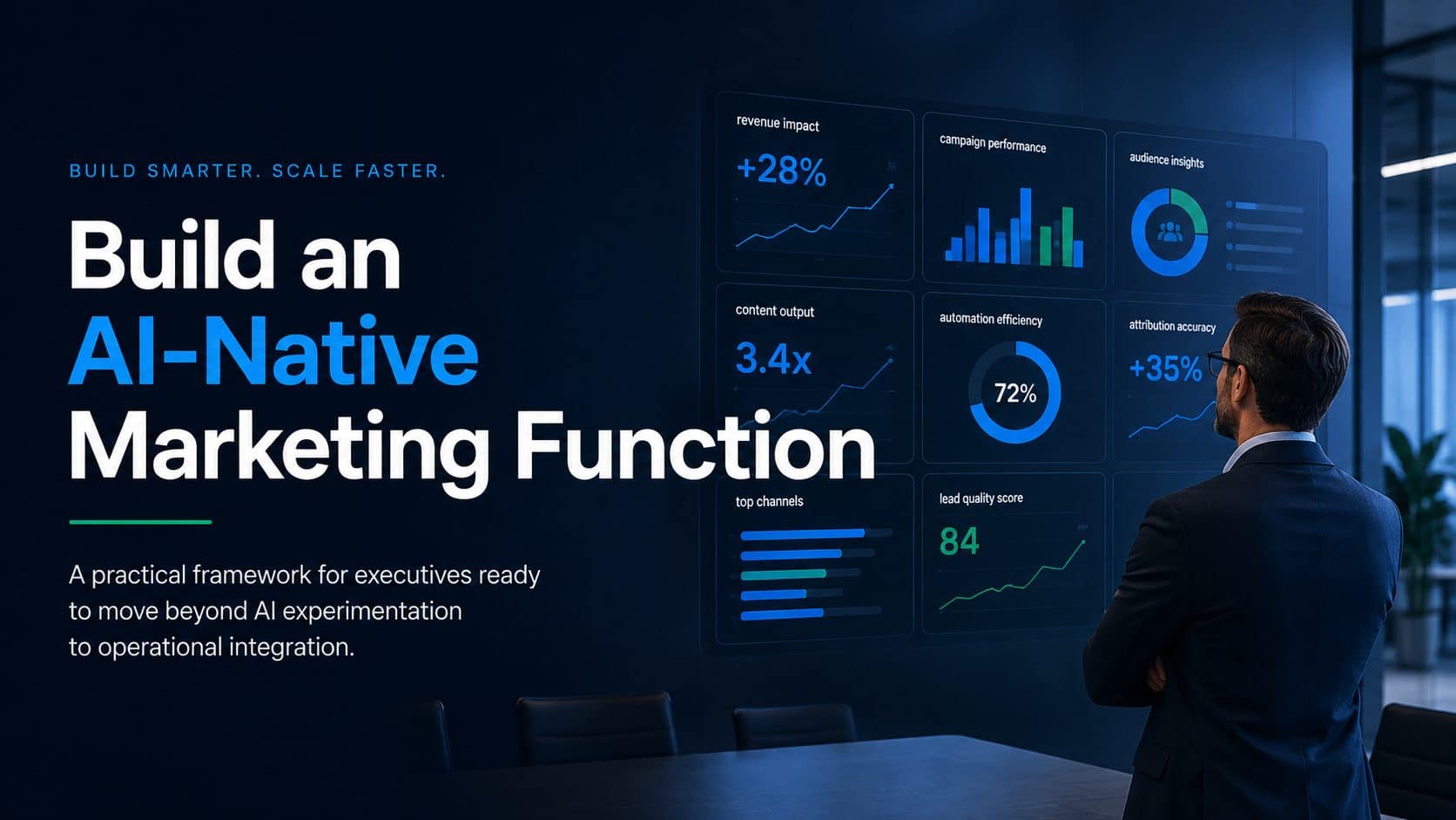 Build an AI-native marketing function: a practical framework for executives ready to move beyond AI experimentation to operational integration