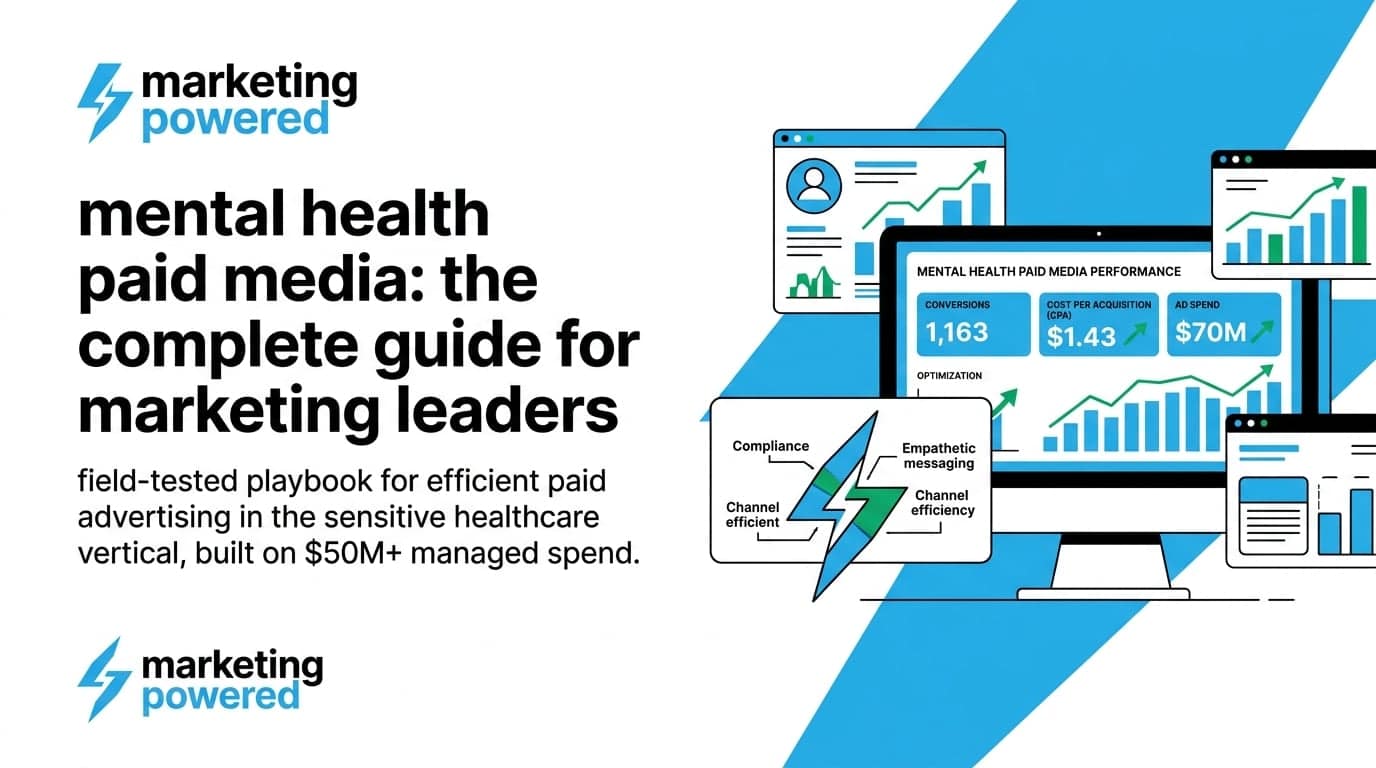 Mental health paid media, the complete guide for marketing leaders: a field-tested playbook built on $50M+ in managed spend