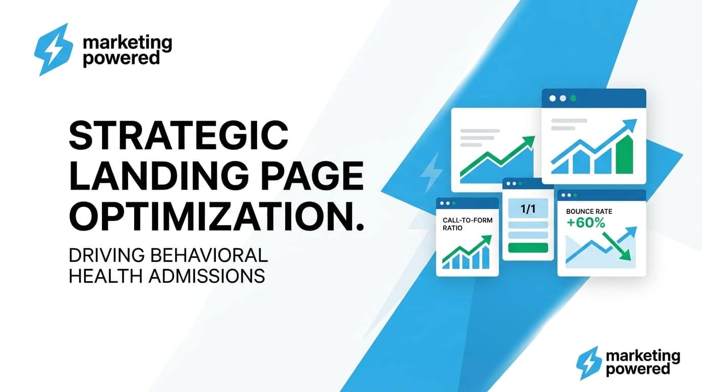 Strategic landing page optimization to convert more qualified admission calls