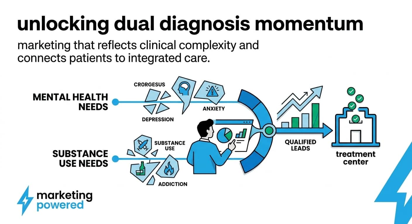 Unlocking dual diagnosis momentum: marketing that reflects clinical complexity, turning mental health and substance use needs into qualified leads