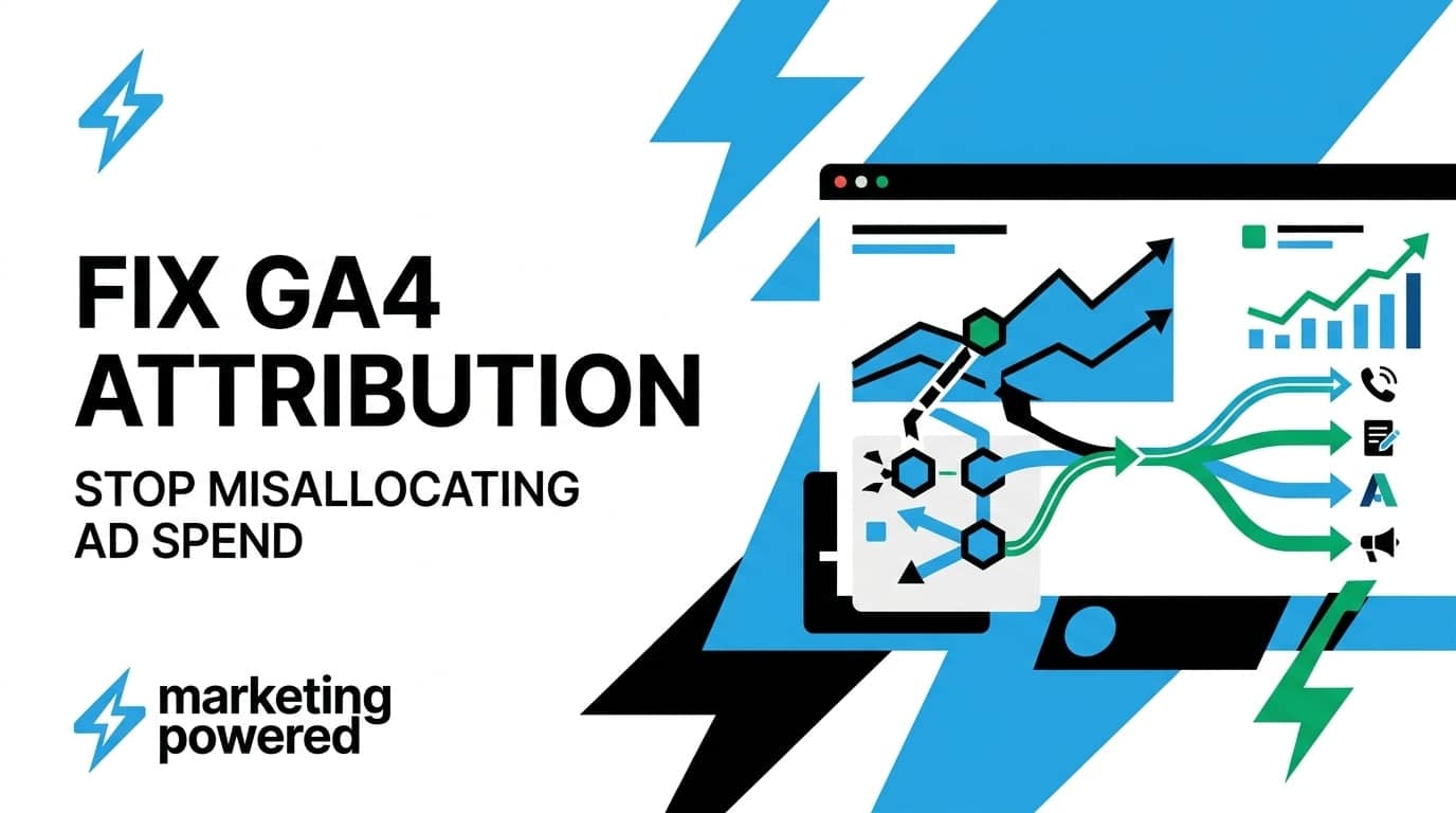 Fix GA4 attribution: stop misallocating ad spend