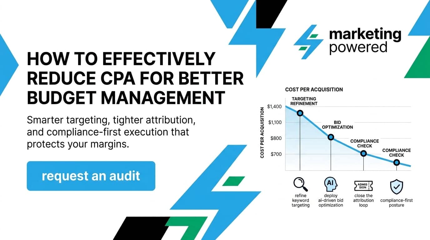 How to effectively reduce CPA for better budget management: smarter targeting, tighter attribution, compliance-first execution