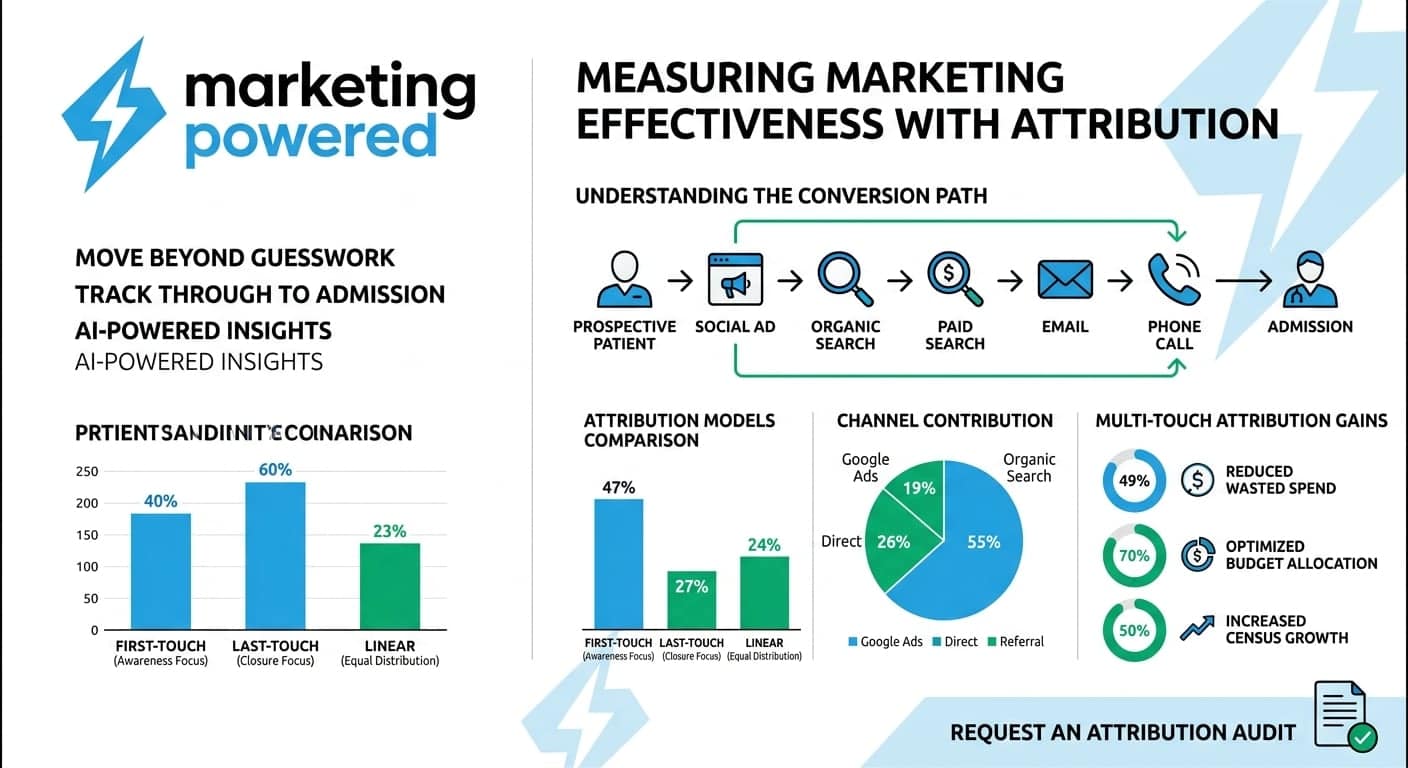 Measuring marketing effectiveness with attribution: the conversion path, attribution model comparison, channel contribution, and multi-touch gains