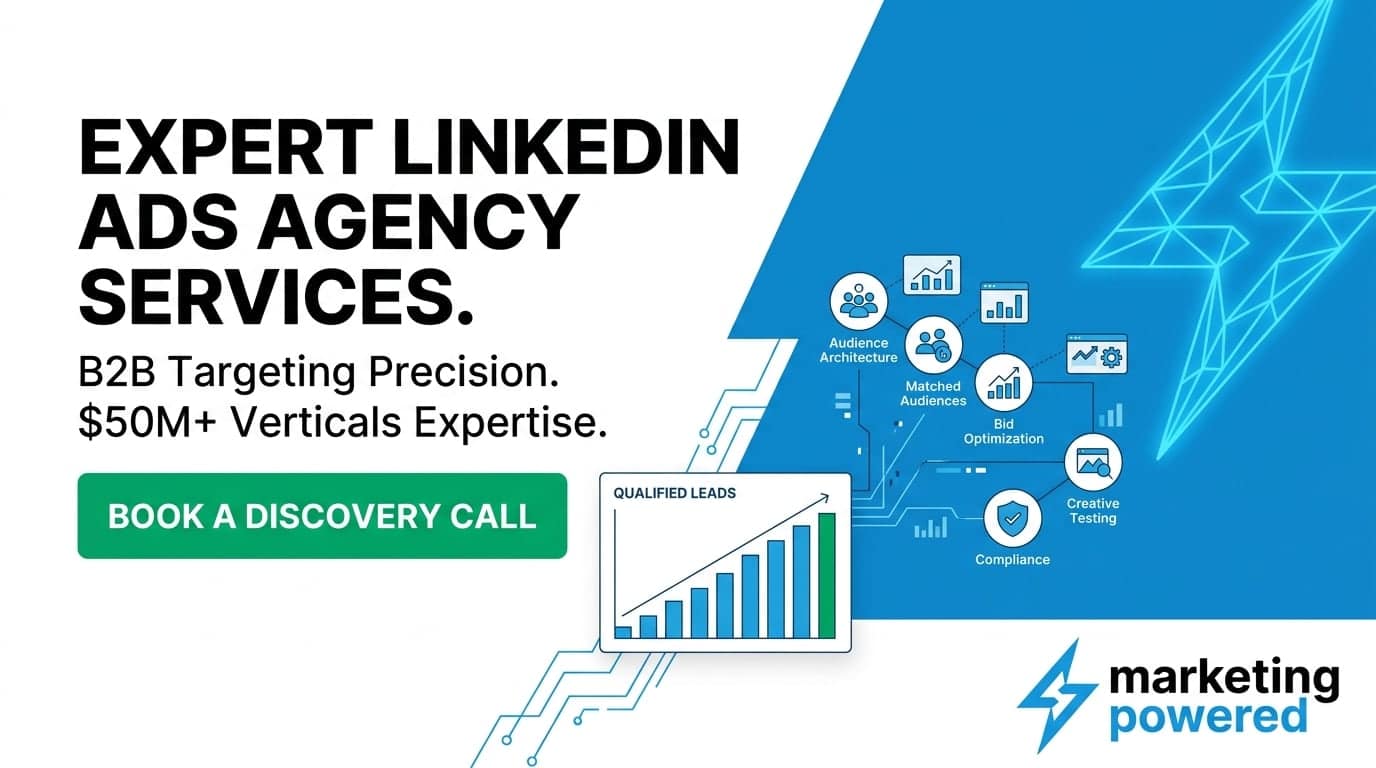 Expert LinkedIn ads agency services: B2B targeting precision and $50M+ in vertical expertise