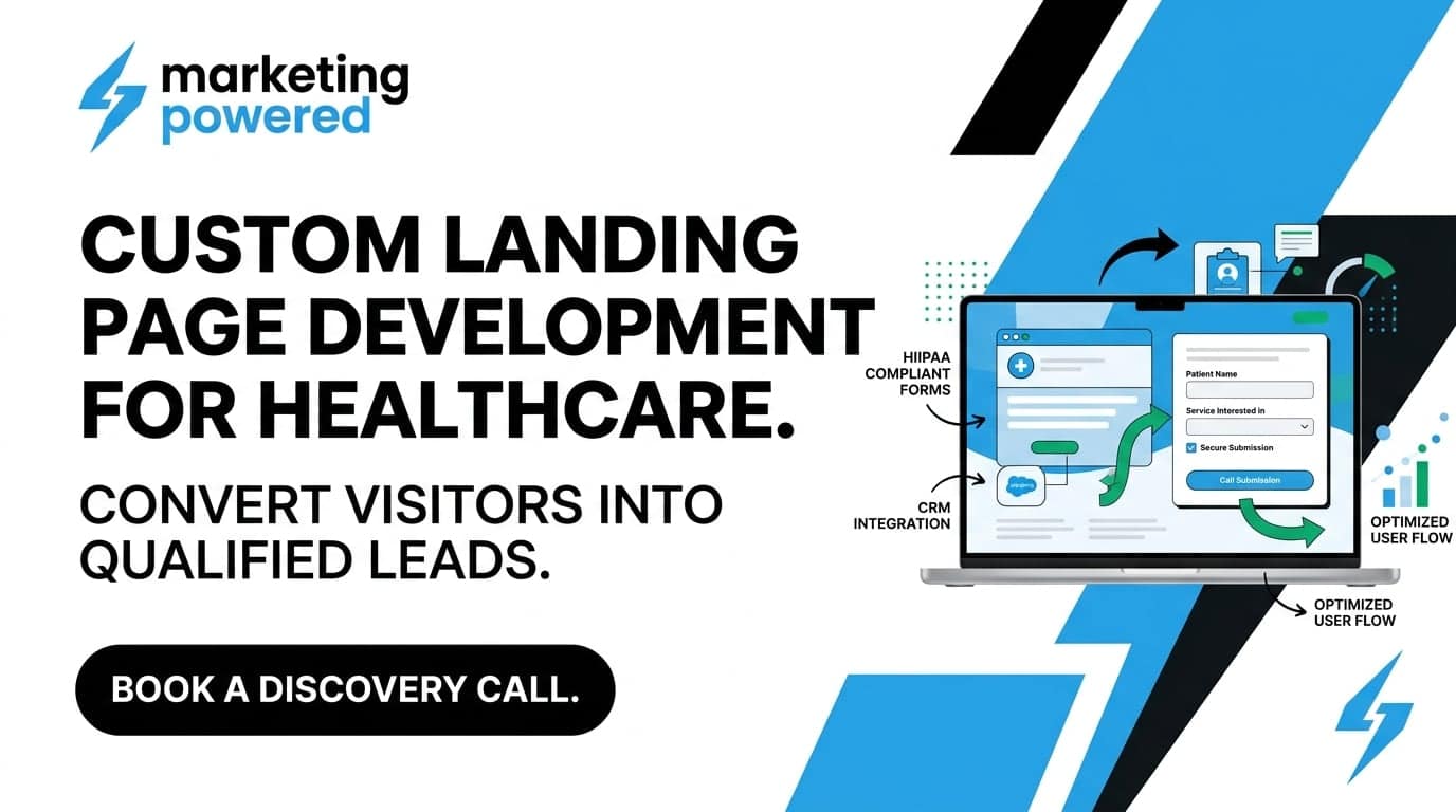 Custom landing page development for healthcare: convert visitors into qualified leads