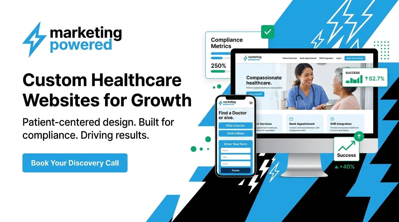 Custom healthcare websites for growth: patient-centered design, built for compliance